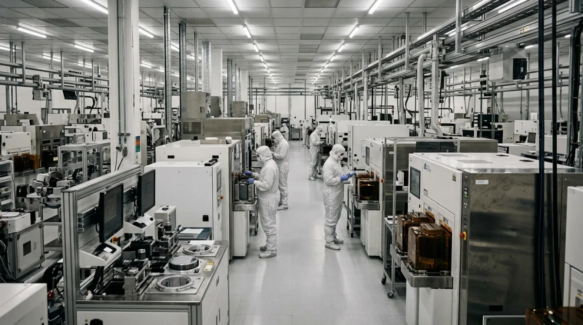 New global chip manufacturing capacity projections adjusted)** * **Content:** Reports a development (projections